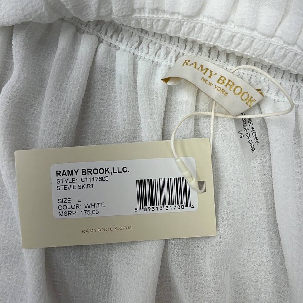 Ramy Brooke “Stevie” Skirt in White - Picture 4 of 5